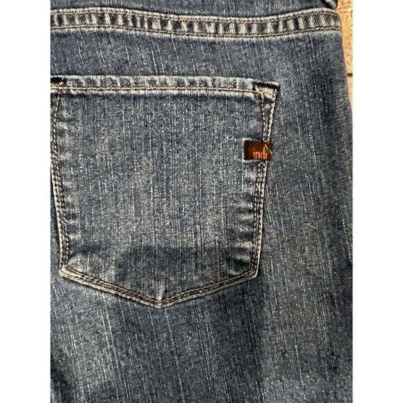 Indi Jeans Womens 32x26 Blue Denim straight Leg Blue Denim Jeans - Picture 5 of 8